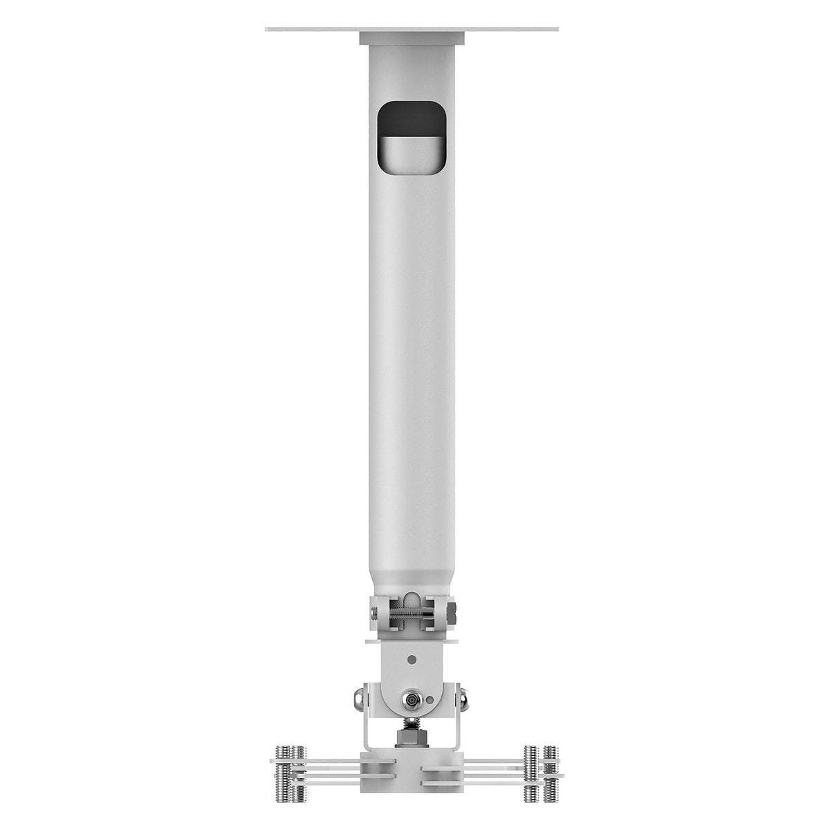 Projektor- und Webcam-Deckenhalterung - Stangenlnge 440 bis 740 mm - passt fr die meisten Projektoren - hindernisfreie Kabelverwaltung