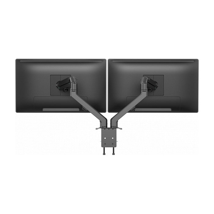 - passt fr zwei Displays 17 bis 27" mit VESA-Gren 75 x 75 oder 100 x 100 - Schnellklemme oder Durchtischbefestigung