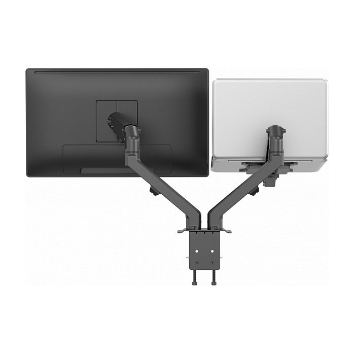 - passt fr zwei Displays 17 bis 27" mit VESA-Gren 75 x 75 oder 100 x 100 - Schnellklemme oder Durchtischbefestigung