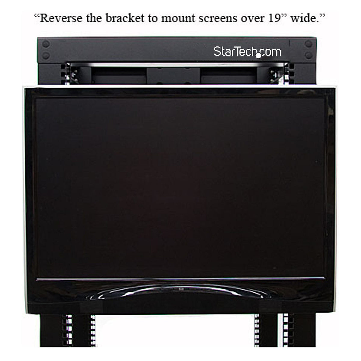 STARTECH.COM Universal LCD Monitor Vesa Halterung fr 19 Zoll Serverschrank oder Rack - Halterung fr Monitor im Server Rack