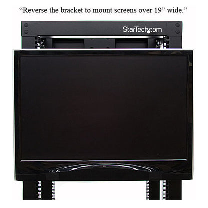 STARTECH.COM Universal LCD Monitor Vesa Halterung fr 19 Zoll Serverschrank oder Rack - Halterung fr Monitor im Server Rack