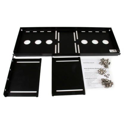 STARTECH.COM Universal LCD Monitor Vesa Halterung fr 19 Zoll Serverschrank oder Rack - Halterung fr Monitor im Server Rack