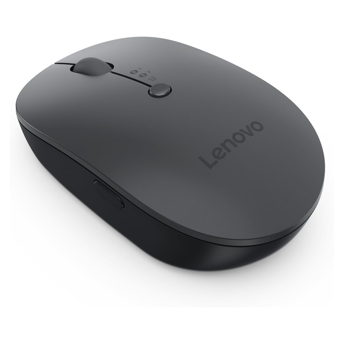 Lenovo Multi-Device - X9 Edition kabellose Maus - 2.4 GHz, Bluetooth 5.0 - grau/schwarz