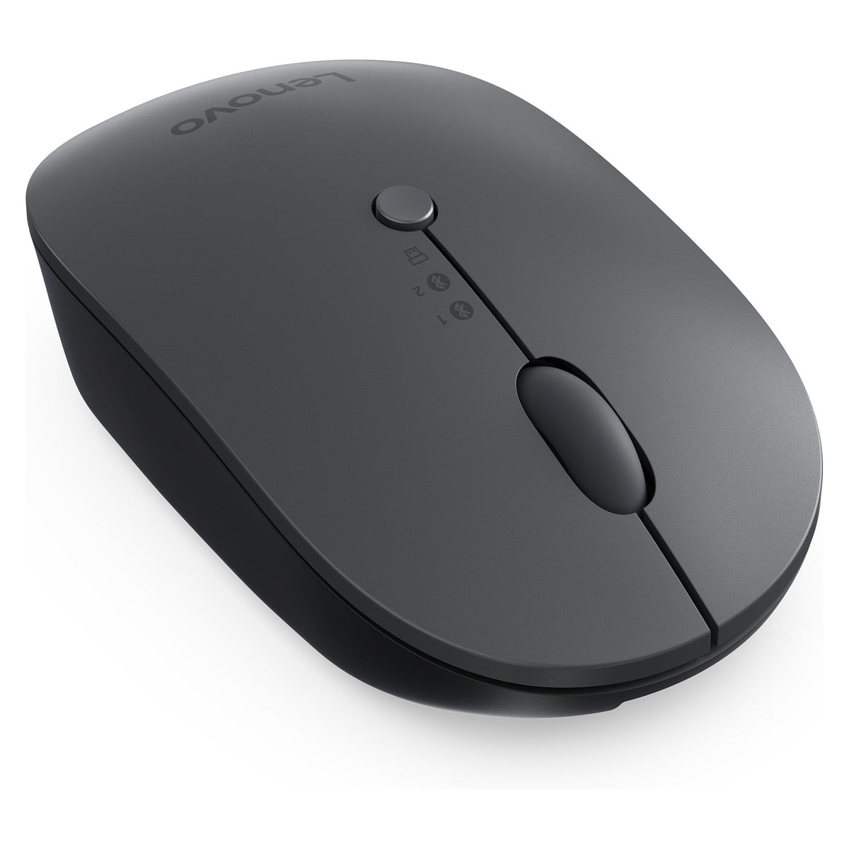 Lenovo Multi-Device - X9 Edition kabellose Maus - 2.4 GHz, Bluetooth 5.0 - grau/schwarz
