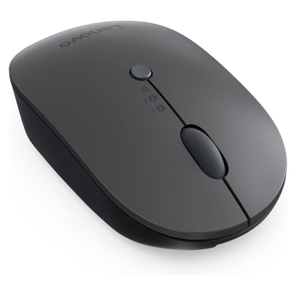 Lenovo Multi-Device - X9 Edition kabellose Maus - 2.4 GHz, Bluetooth 5.0 - grau/schwarz