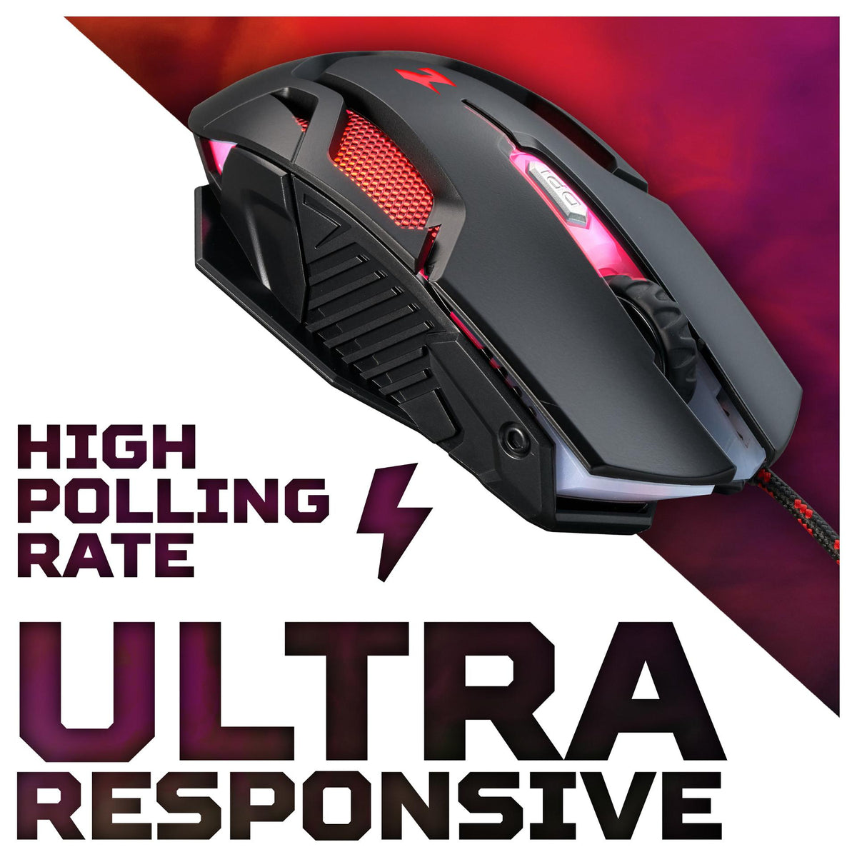 Acer Nitro NMW200 - Retail Pack - Mouse - Ergonomic