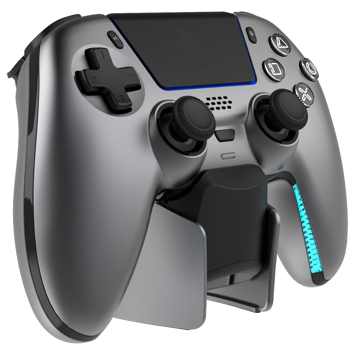 Deltaco Controller inkl. Ladestation Wireless steelgray PS5