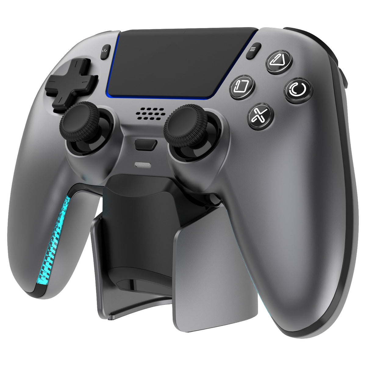 Deltaco Controller inkl. Ladestation Wireless steelgray PS5