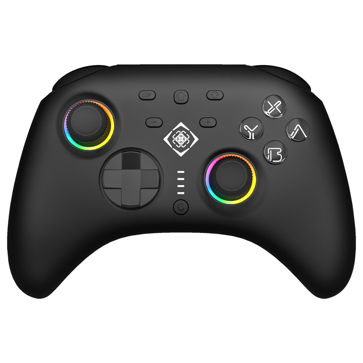 Deltaco Controller 2 C Taste RGB Wireless schwarz Switch