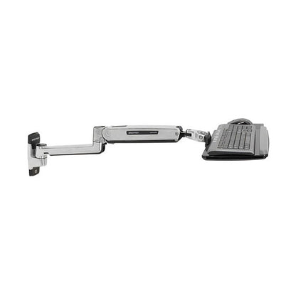 ERGOTRON LX Steh-Sitz-Wandmontage-Tastaturarm bis 2,2kg. 51cm hoehenverstellbar Reichweite Tastatur bis 107cm