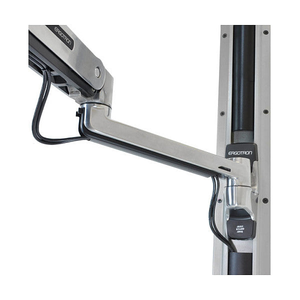 ERGOTRON LX Steh-Sitz-Wandmontage-Tastaturarm bis 2,2kg. 51cm hoehenverstellbar Reichweite Tastatur bis 107cm