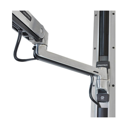 ERGOTRON LX Steh-Sitz-Wandmontage-Tastaturarm bis 2,2kg. 51cm hoehenverstellbar Reichweite Tastatur bis 107cm