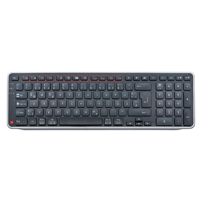Contour Balance Tastatur wireless DE-Layout schwarz/silber retail