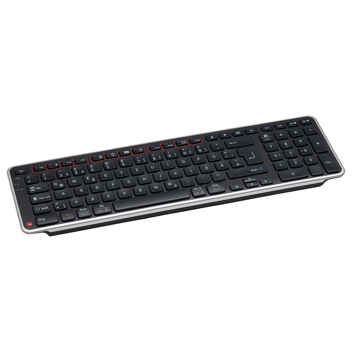 Contour Balance Tastatur wireless DE-Layout schwarz/silber retail