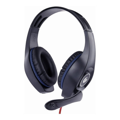 gembird Gaming-Headset Lautstärkereg, blau-schwarz, 3,5 mm