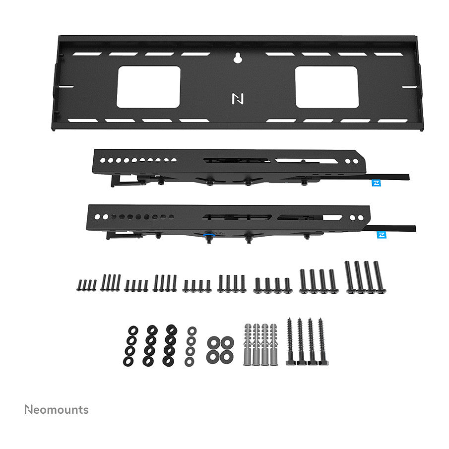 Neomounts LEVEL-750 - Befestigungskit - für TV - schwerlast - verriegelbar - Stahl - Schwarz - Bildschirmgröße: 107-218 cm (42 in-86 in)