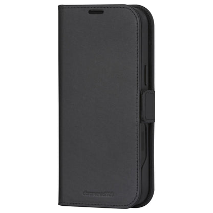 dbramante1928 Lynge - Flip-Hlle fr Mobiltelefon - MagSafe-Kompatibilitt - genarbtes Leder - Schwarz - fr Apple iPhone 16 Pro
