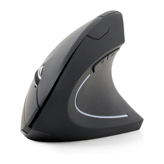 gembird Maus OPT ergonomisch wireless 6-Tasten schwarz