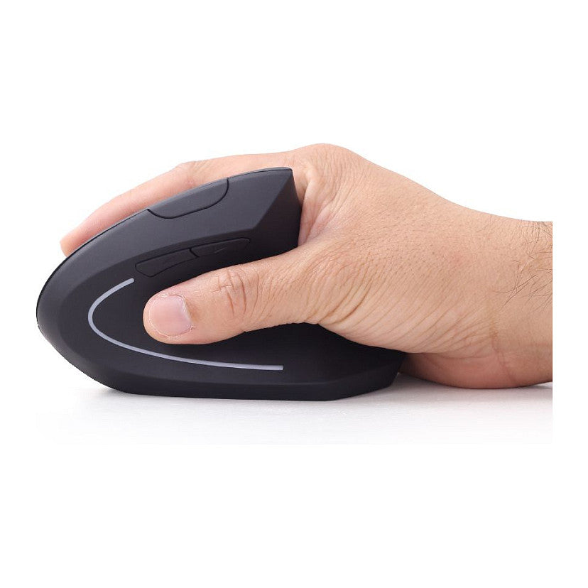 gembird Maus OPT ergonomisch wireless 6-Tasten schwarz