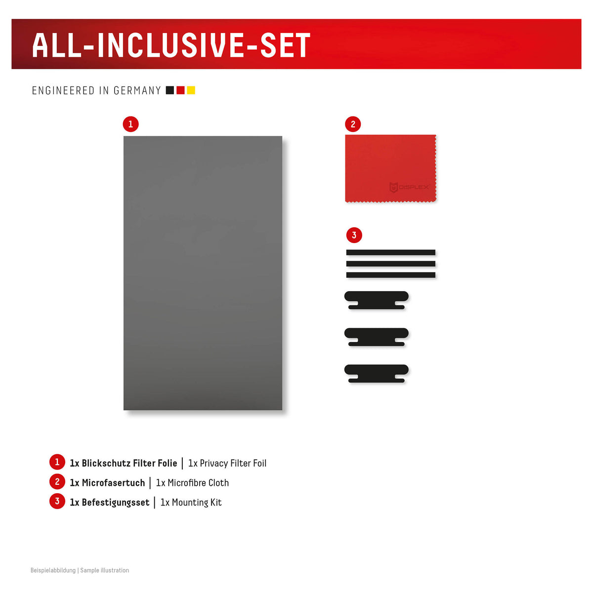 DISPLEX Privacy Safe Desktop Uni 24" (16:10)