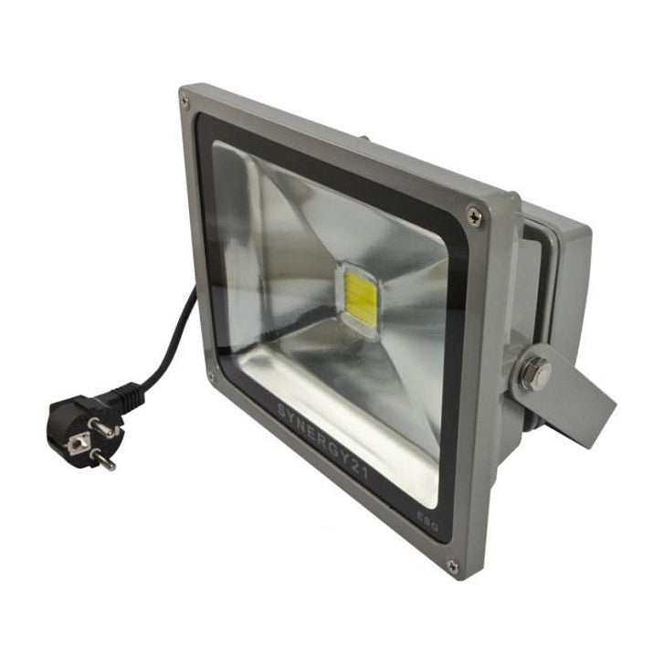 Synergy 21 LED Spot Outdoor Baustrahler 50W graues Gehäuse - kaltweiß V2