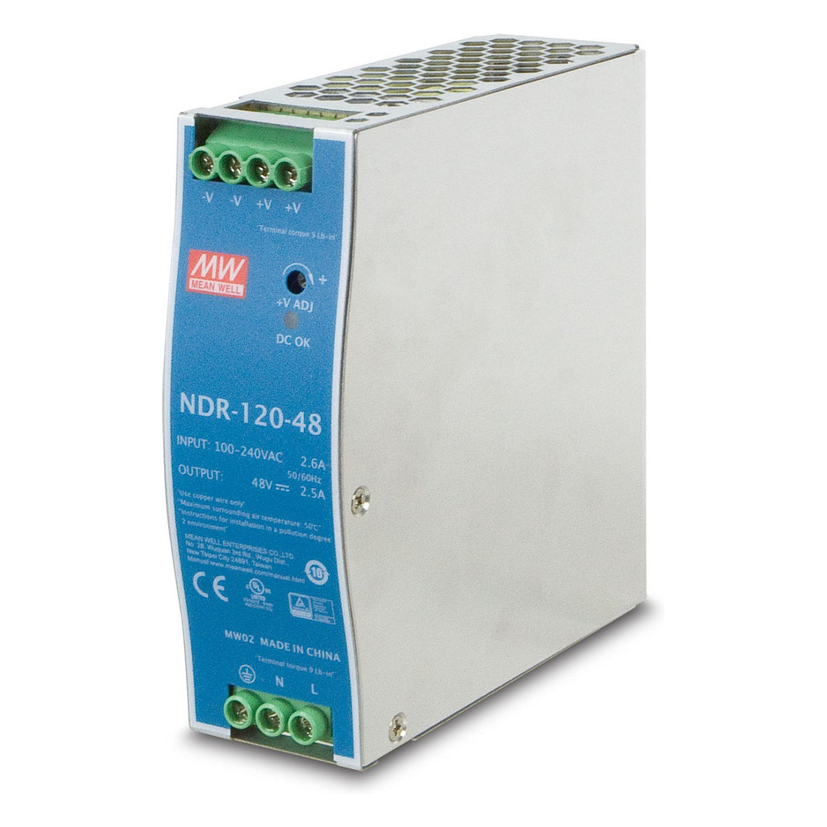 Planet PWR-120-48 120W DC Single Output Industrial DIN Rail