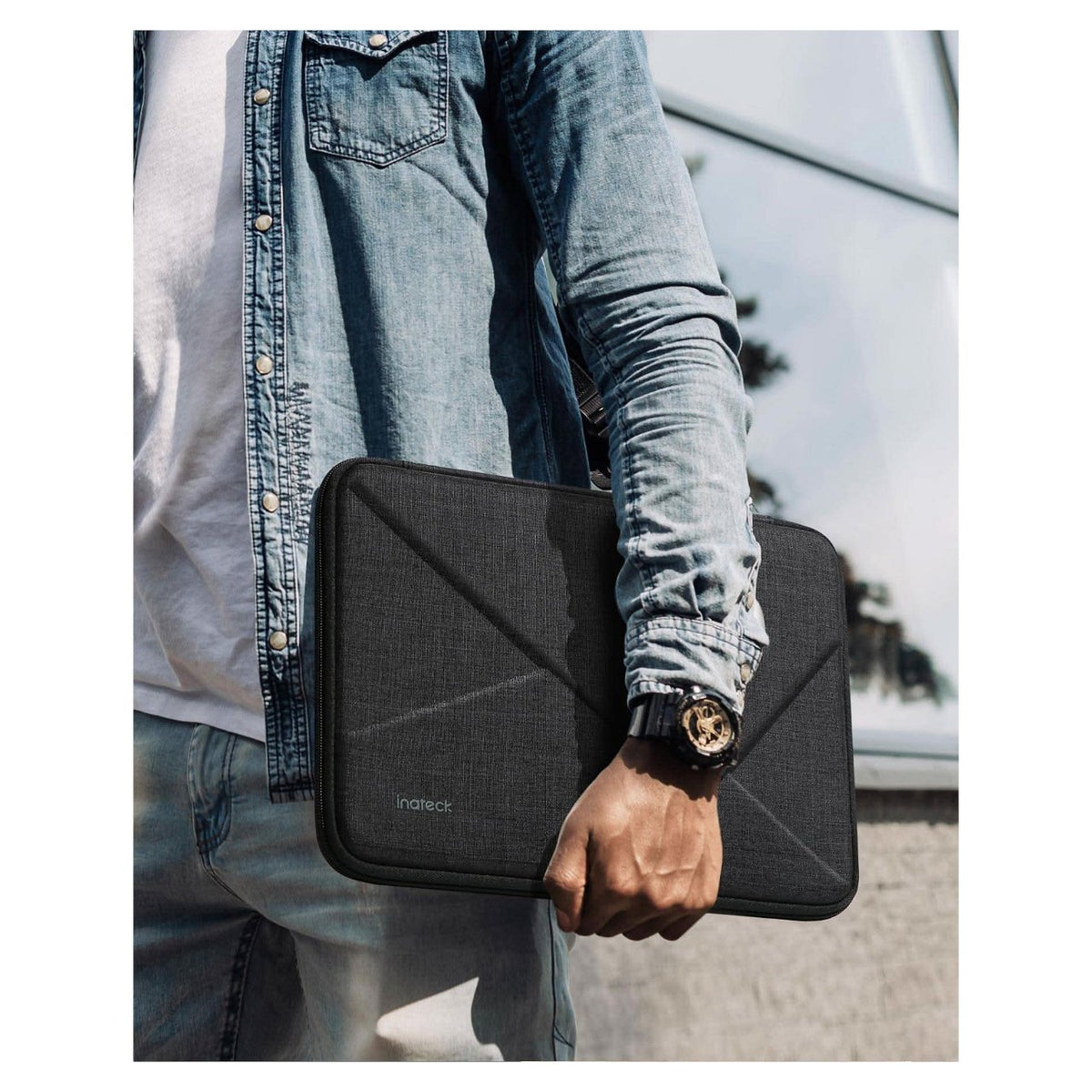 inateck Laptoptasche 13,3"/Zubehörtasche LB01007-13S_black