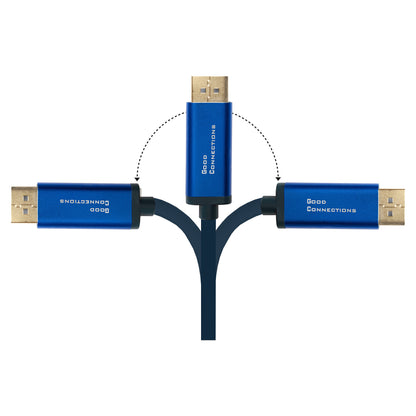 Good Connections Adapterka SmartFLEX USB-C to DP1.2 blue 3m