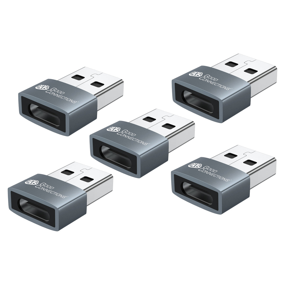 Good Connections USB2.0 Adapter A-St.-USB-C Bu. 5er Set