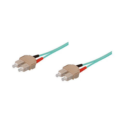 Patchkabel LWL Duplex OM3 (Multimode, 50/125) SC/SC, LSZH, austauschbare Polarität, 2m, Good Connections®