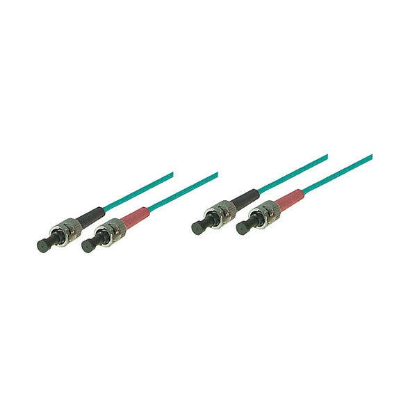 Patchkabel LWL Duplex OM3 (Multimode, 50/125) ST/ST, LSZH, 3m, Good Connections®