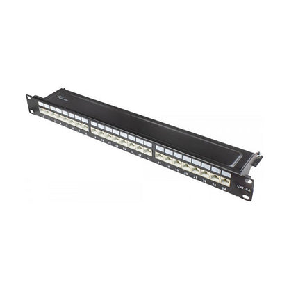 Good Connections Patchpanel 19"Cat. 6A 24-P. 1 HE schw.