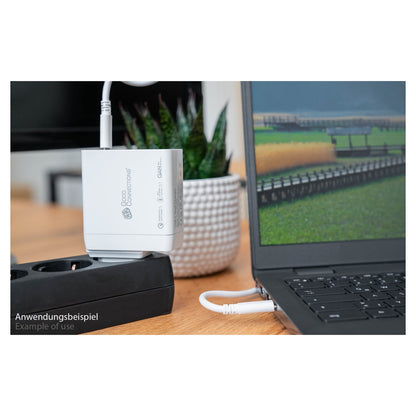 Good Connections USB-Schnellladegerät 140W mit GaN, 2-Port