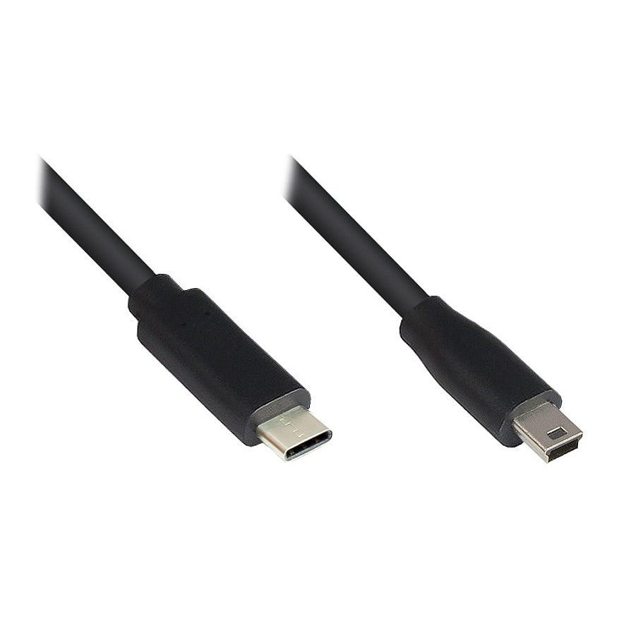 Good Connections USB2.0 Kabel C-Mini B5pol. schw. 3m