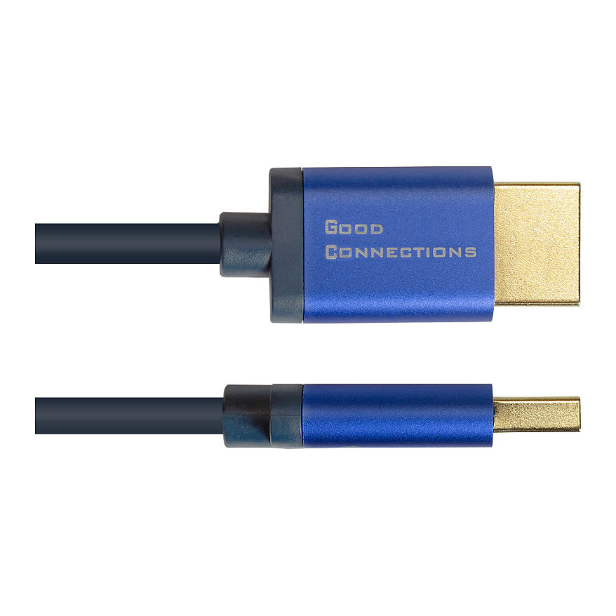 Good Connections HDMI 2.1 Kabel SmartFLEX blau 0,5m