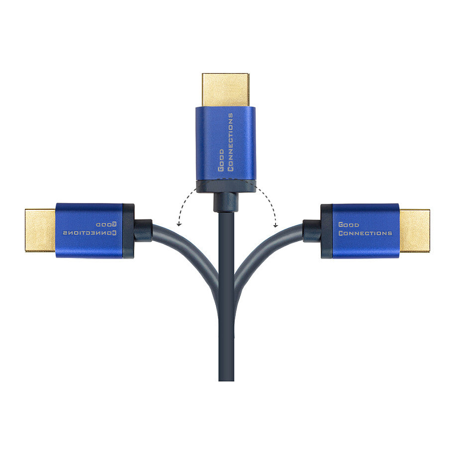 Good Connections HDMI 2.1 Kabel SmartFLEX blau 0,5m