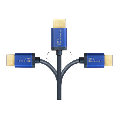 Good Connections HDMI 2.1 Kabel SmartFLEX blau 0,5m