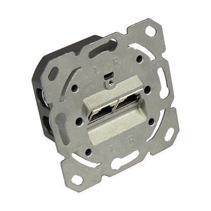 Good Connections Netzwerkdose Cat. 6A, 2xRJ45