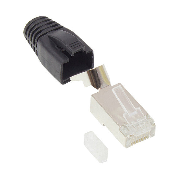 Good Connections RJ45 Netzwerkstecker gesch. Cat.6A schw.
