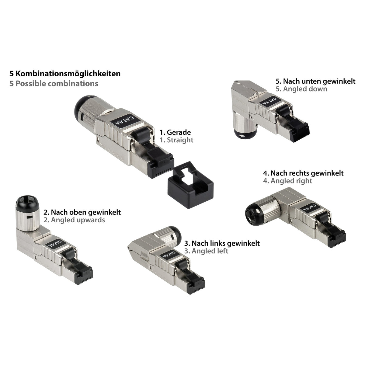 Good Connections RJ45 Stecker Cat. 6A feldkonfektionierbar