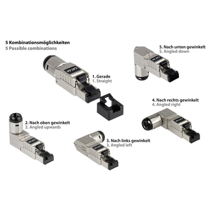 Good Connections RJ45 Stecker Cat. 6A feldkonfektionierbar