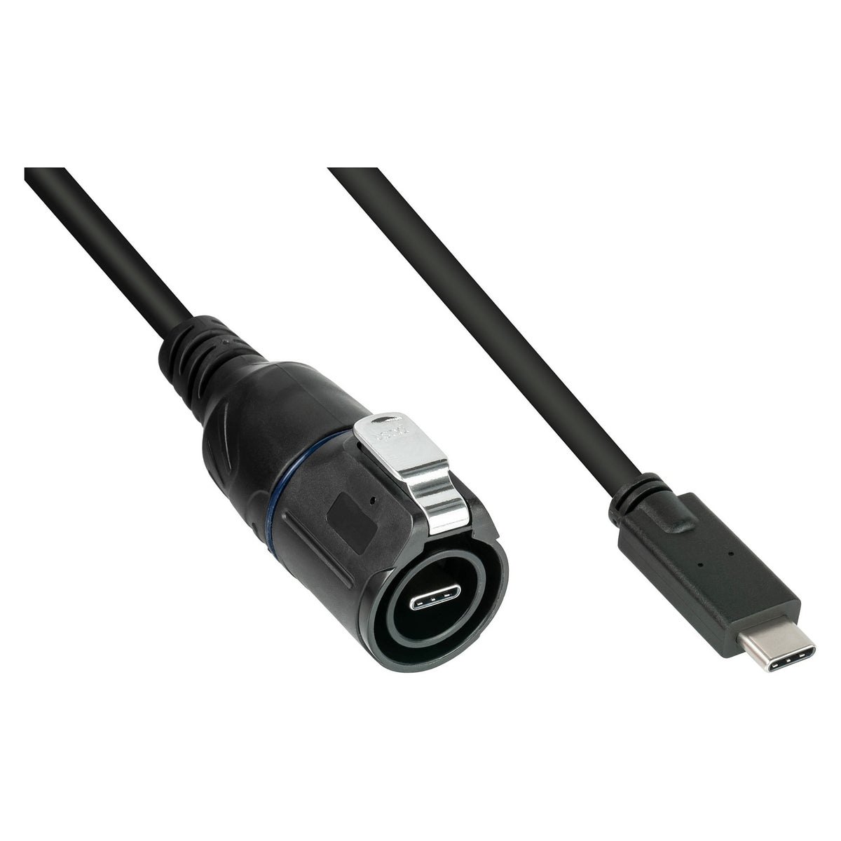 Good Connections Industrie-Stecker S1 - USB 3.2 C-C, 0,5m