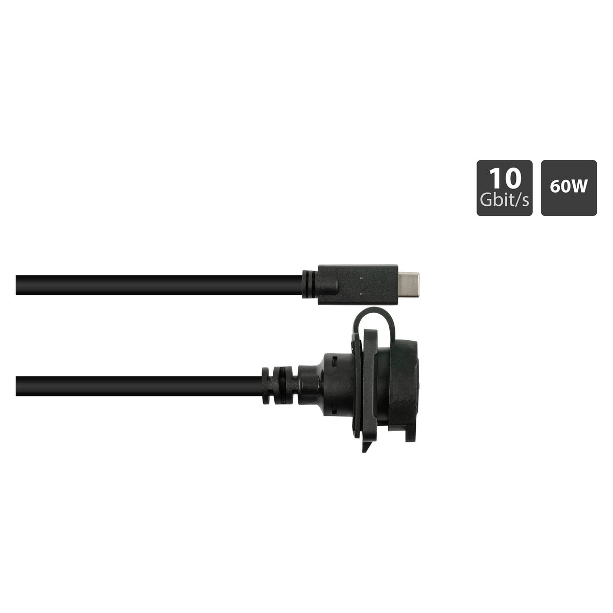 Good Connections Industrie-Einbauverlängerung S1 - USB 0,5m