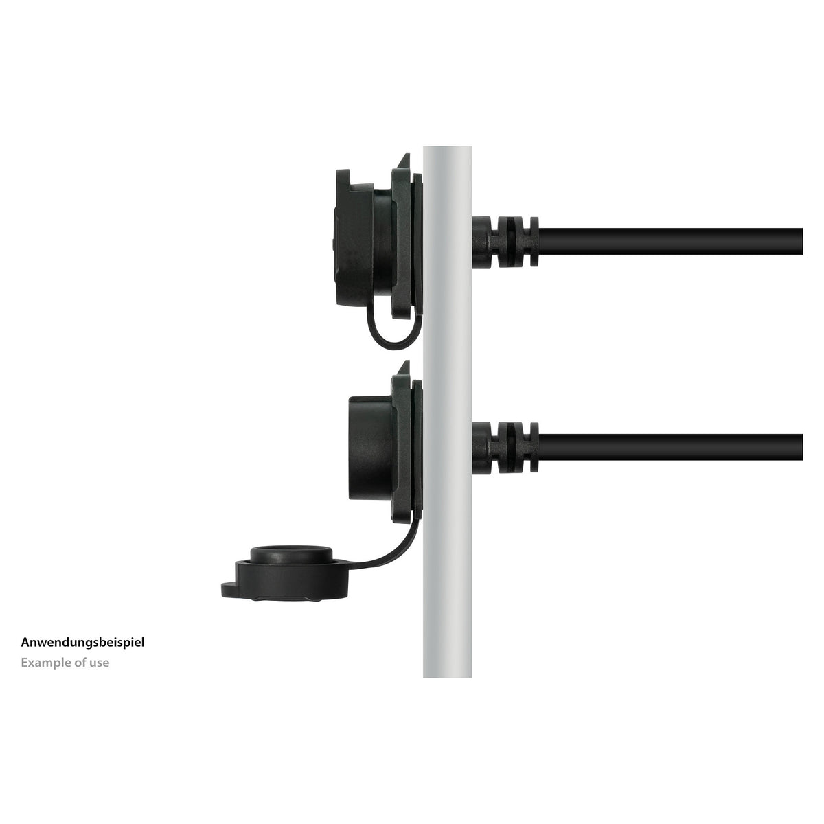 Good Connections Industrie-Einbauverlängerung S1 - USB 0,5m