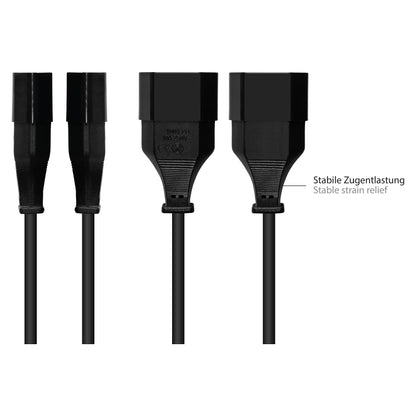 Good Connections Euro-Verlängerung schwarz 0,5m