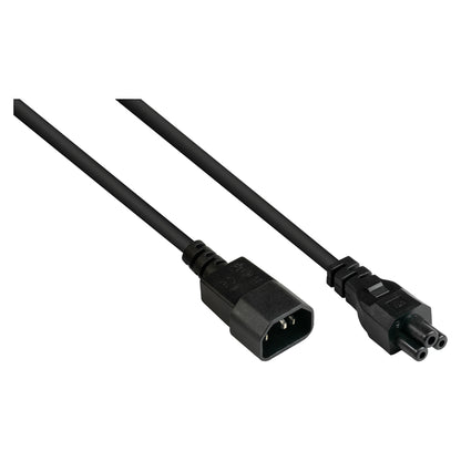 Good Connections Kaltgeräteverlängerung an C5 schwarz 1m