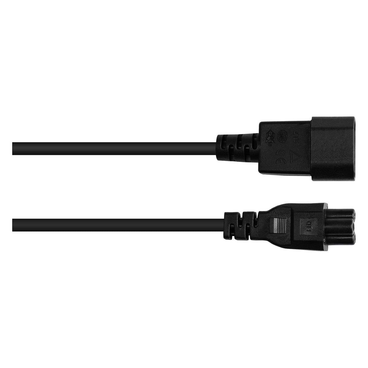 Good Connections Kaltgeräteverlängerung an C5 schwarz 1m