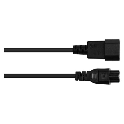 Good Connections Kaltgeräteverlängerung an C5 schwarz 1m