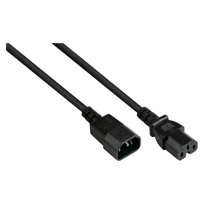Good Connections Kaltgeräte-Warmgeräte C14 an C15 schw. 5m