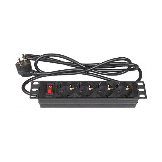 Good Connections 19" PDU Steckdosenleiste 4-fach